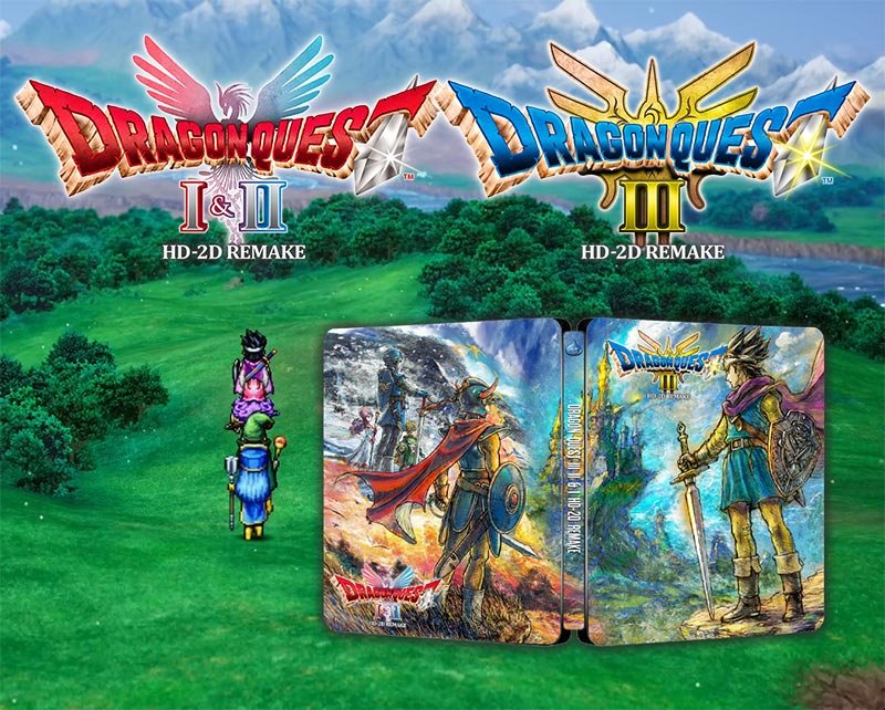 DRAGON QUEST III II & I HD-2D Remake Steelbook | FantasyBox