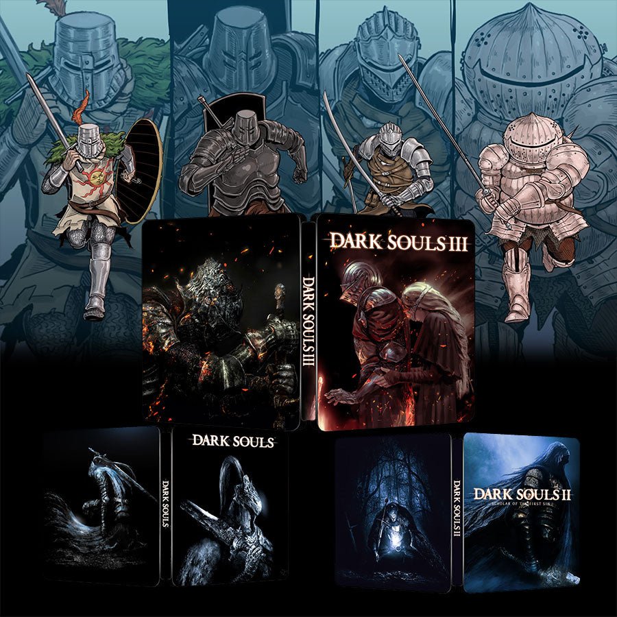 Dark Souls 1 2 & 3 6th Anniversary Bundle Steelbook