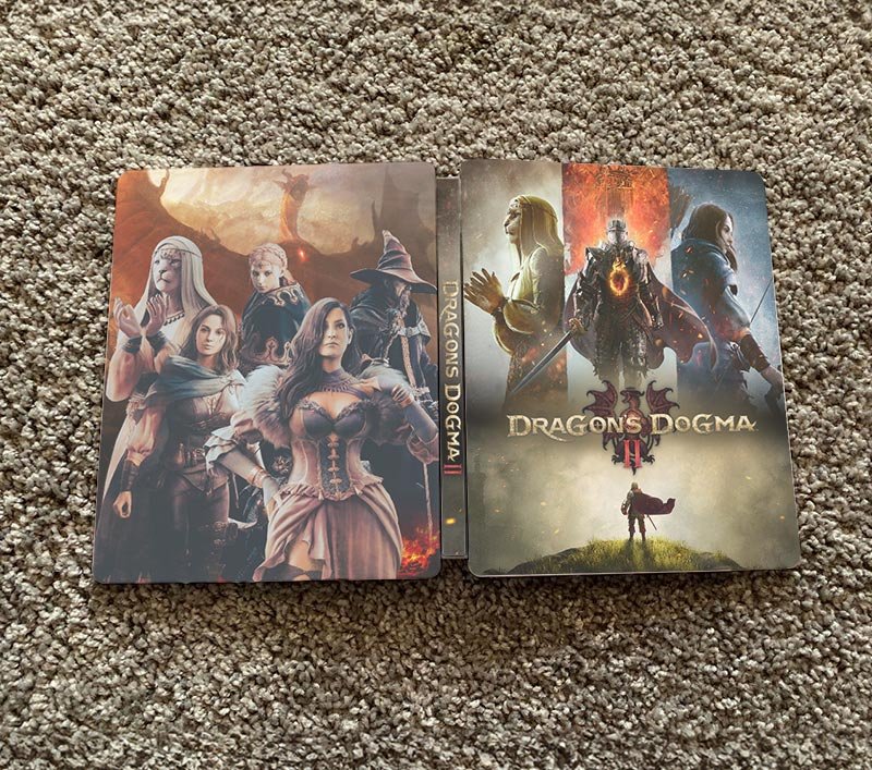 Dragon's-Dogma II Pre order edition steelbook artwork outside