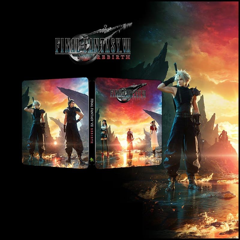 Final Fantasy VII FF7 Rebirth DayOne Edition Steelbook Fantasybox Artwork