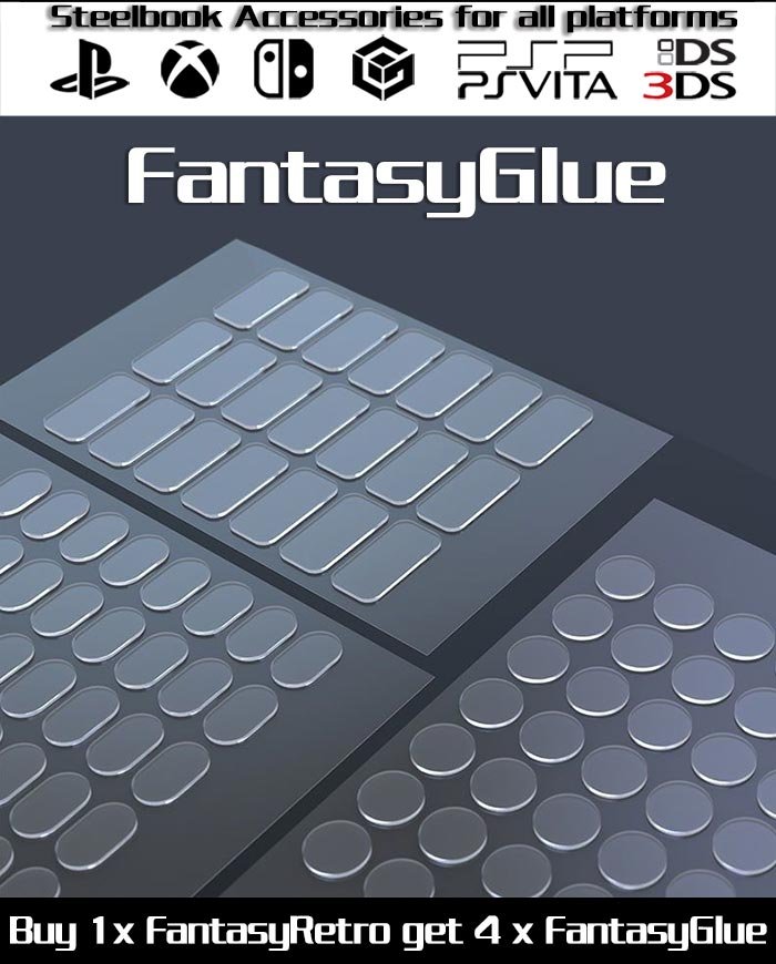 FANTASYGLUE ALL PLATFORMS COMPATIBLE ACCESSORIES FOR STEELBOOK | FANTASYBOX