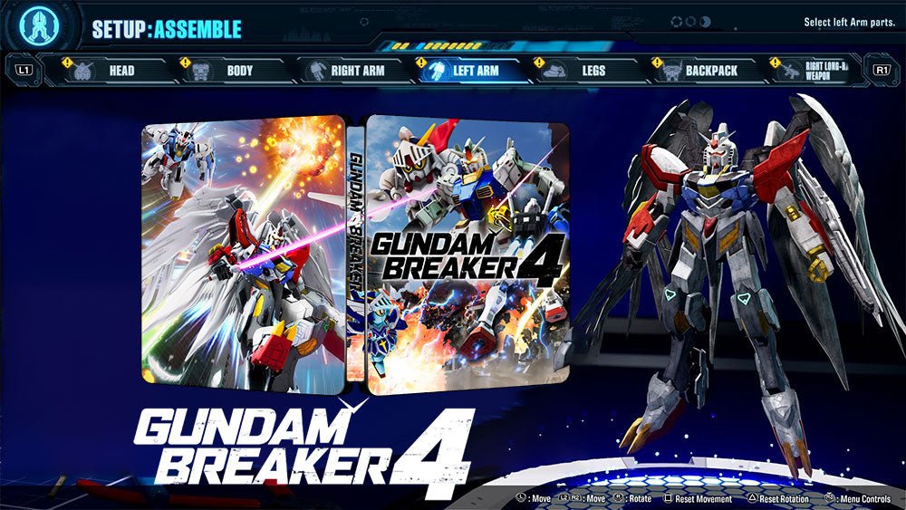 GUNDAM BREAKER 4 Ultimate Edition Steelbook FantasyBox Artwork