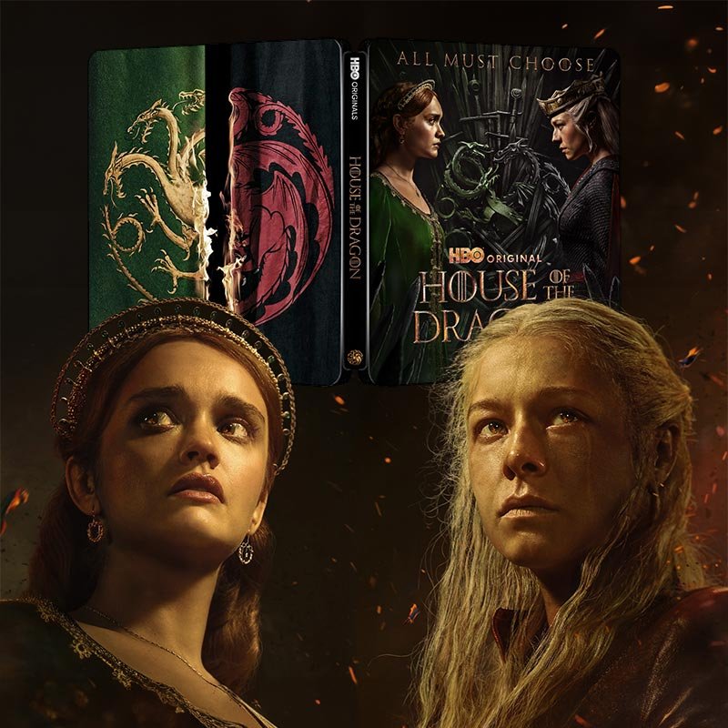 HBO Originals MAX - House of the Dragon Season 2 TVfans Steelbook FantasyBox