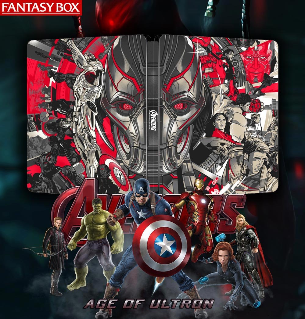Marvel Studios - Avengers: Age of Ultron the Film Steelbook | FantasyBox artwork