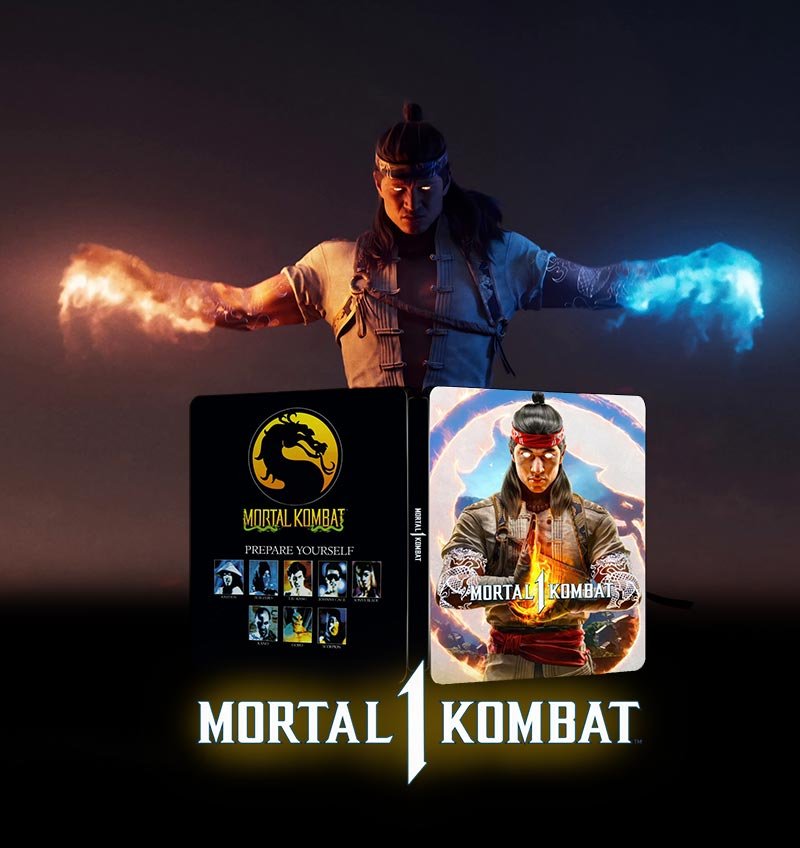 Mortal Combat 1 Fire God Edition Steelbook FantasyBox Artwork