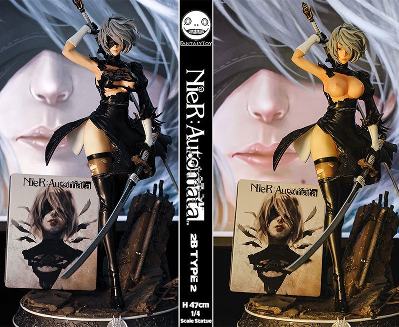 NieR Automata 2B TYPE2 Scale Statue 1/4 | FantasyToy