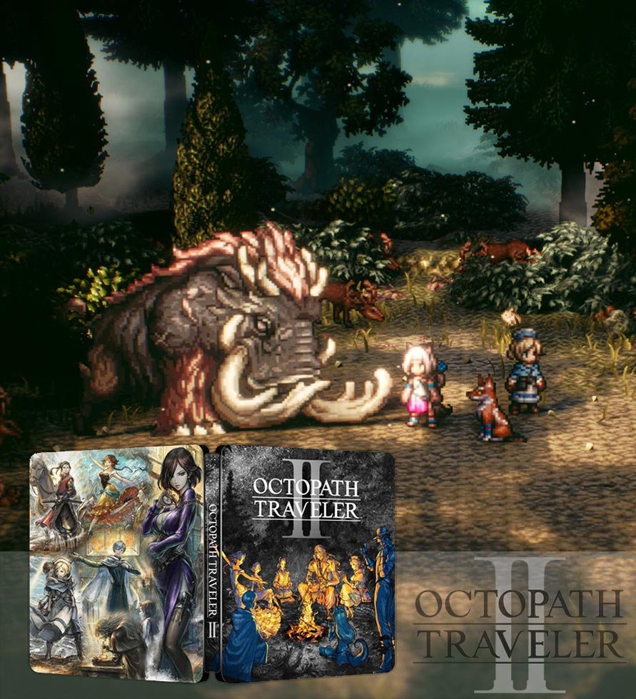 OCTOPATH TRAVELER II LIMTED EDITION Steelbook FantasyBox Artwork