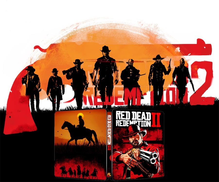 Red Dead Redemption 1 & 2 Steelbook Bundle | FantasyBox