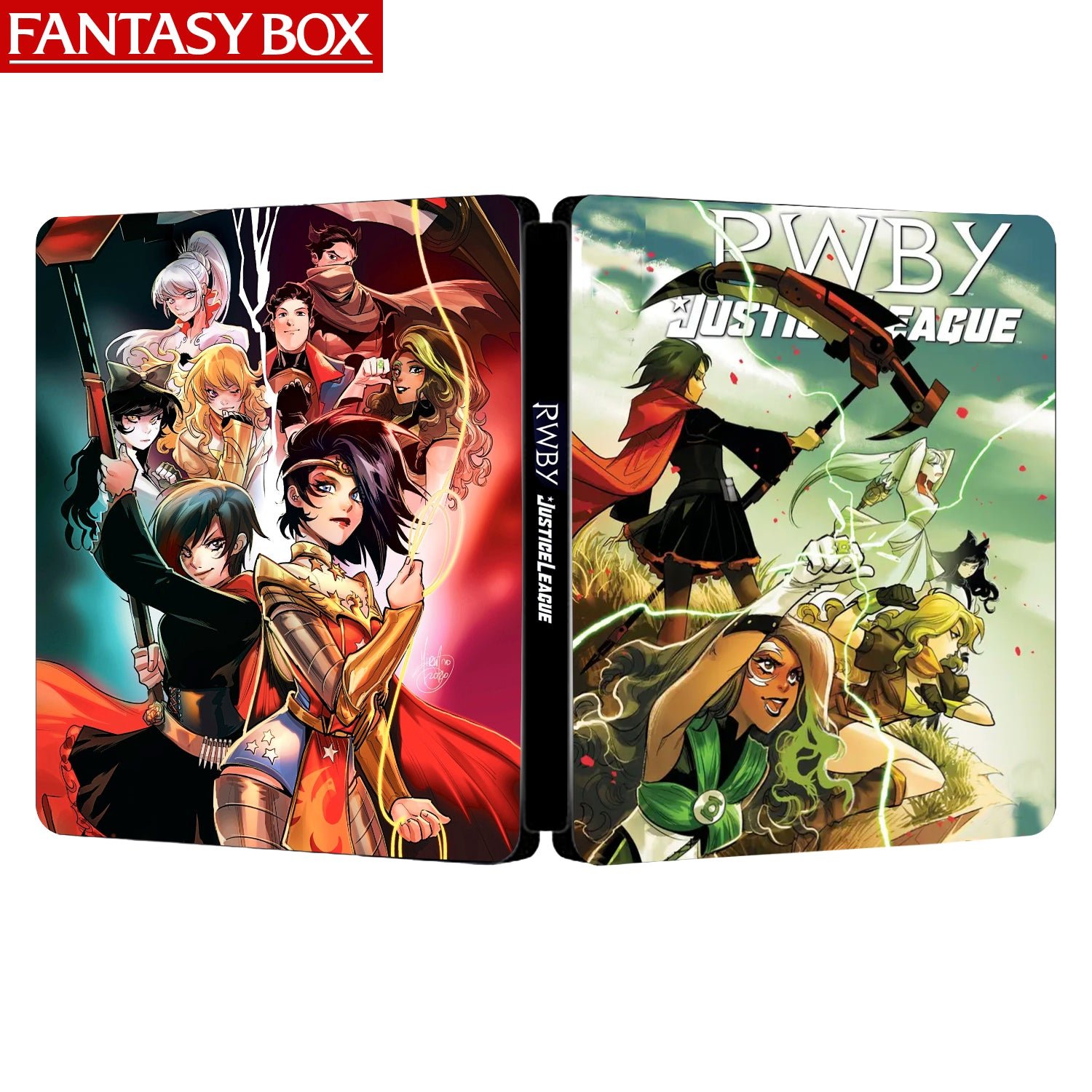RWBY x Justice League The Movie Steelbook | FantasyIdeas | JRod | FantasyBox