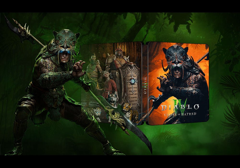 Diablo 4 Vessel of Hatred SPIRITBORN Edition Steelbook FantasyBox Artwork
