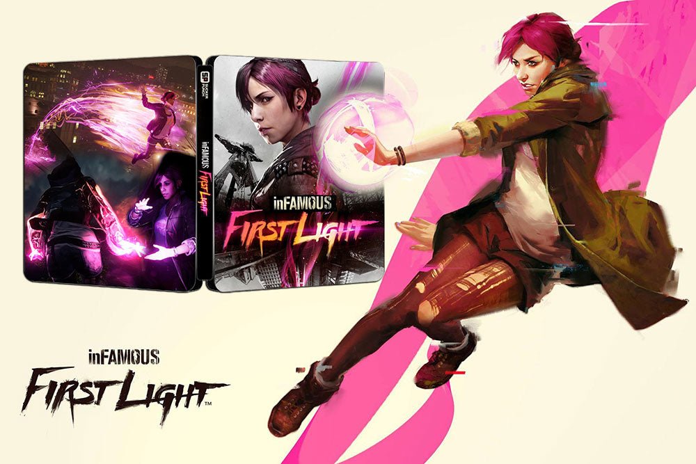 inFamous First Light Retro US Edition Steelbook FantasyBox Artwork