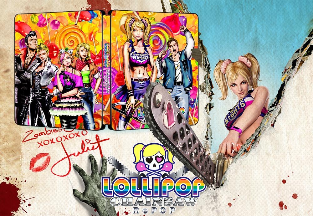 Lollipop Chainsaw Repop US Edition Steelbook FantasyBox Artwork