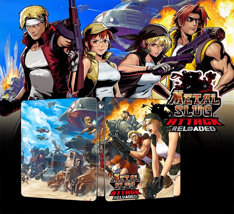 METAL SLUG ATTACK RELOADED Classic Edition Steelbook FantasyBox Artwork