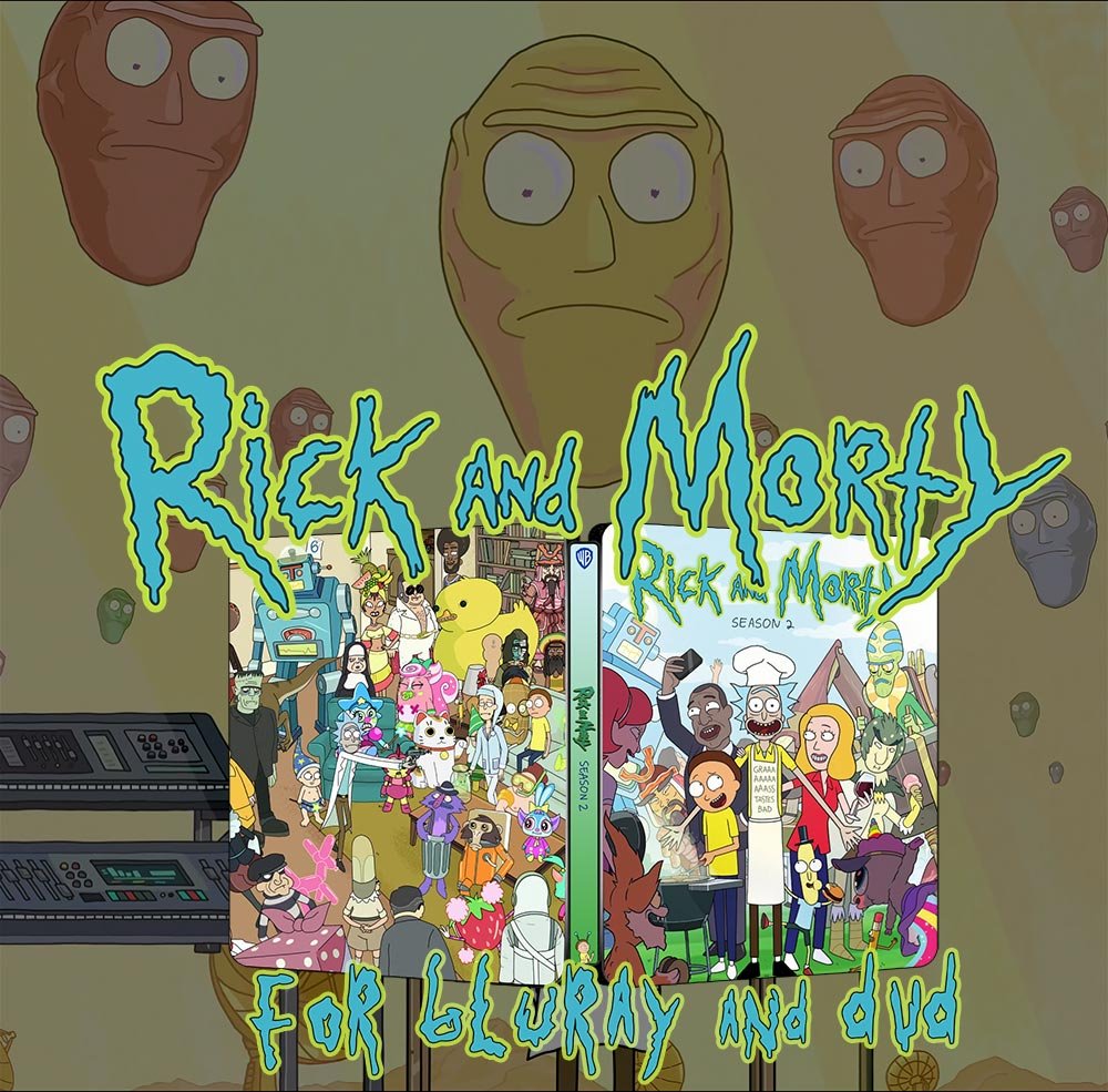 WB Rick and Morty Season 2 TVfans Steelbook FantasyBox Artwork